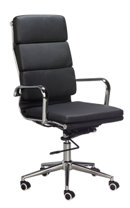 CLASSIC CUSHION HIGH BACK Tortiontilt mechanism with stabilizing bar for extra strength; Gas height adjustment; stylish chrome arms; chrome pyramid base; extra thick seat/back. Maximum Weight: 130KG. 5 Year Warranty