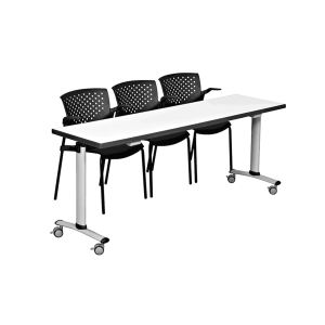 BEFDS Flip-Top Table  Nesting Table Frame Only  Table Tops Excluded 800m width Custom order your Domino Frame from 1000mm – 2100mm Drilling pattern for top fixing available request