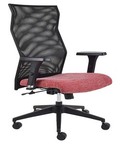 BEFDSHBEX  HIGH BACK OFFICE CHAIR WITH SYNCHRO MECHANISM5 STAR NYLON BASE,IN FABRIC