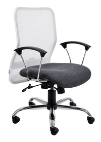 BEFDSLMB NETTED MID BACK SYNCHRO MECHANISM,WITH BACK TENSION ADJUSTMENT, IN FABRIC