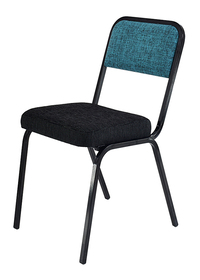 BE100 Rick Staker , 41cm wide, with steel frame in contract fabric