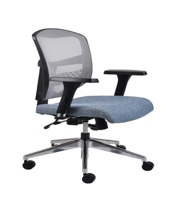 BEFDSMB Mesh back Medium office chair, BACK HEIGTH ADJUSTMENT,with synchro mechanism in fabric