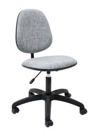BE600 TYPIST ECONO CHAIRS WITH 5 STAR NYLON BASE IN CONTRACT FABRIC