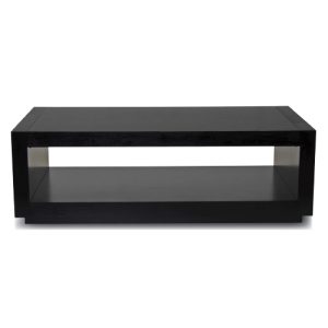 Napoli Coffee Table.Veneer Dark walnut finish Open bottom shelf