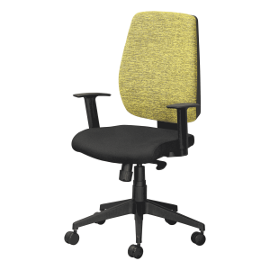 BEShape Operators Chair    Height Adjustable 1D Arms – PU Armpads  Height Adjustable Backrest  Plastic Outer Back for Improved Longevity  Moulded Foam Seat  2-Lever Synchron Mechanism  5 – Star Nylon Spider Base – 680mm with 60mm Castors