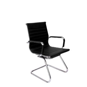 Romeo Visitors Office Chair in leather