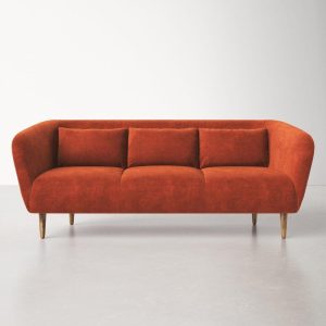 BE Burnt Orange 3 Seater Sofa