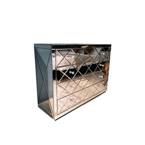 Belleza Mirror Chest of 4 drawers
