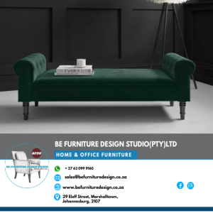 BE End of Bed Bench with Chesterfield Armrests