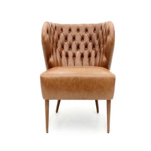 Modern New Beige Chesterfield Occasional chair