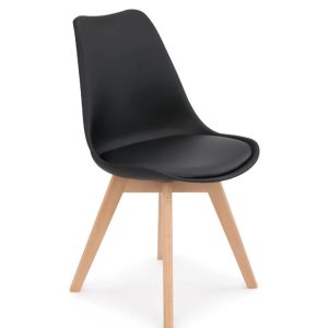 Retro Pad Chair Black