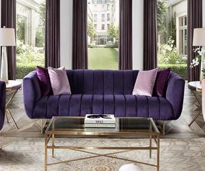 BE Venus Cream Velvet Sofa