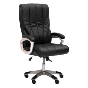 Manhattan High back Leather Executive office chair black