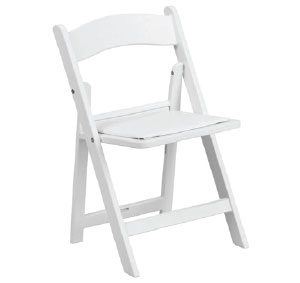 London foldable chair - white